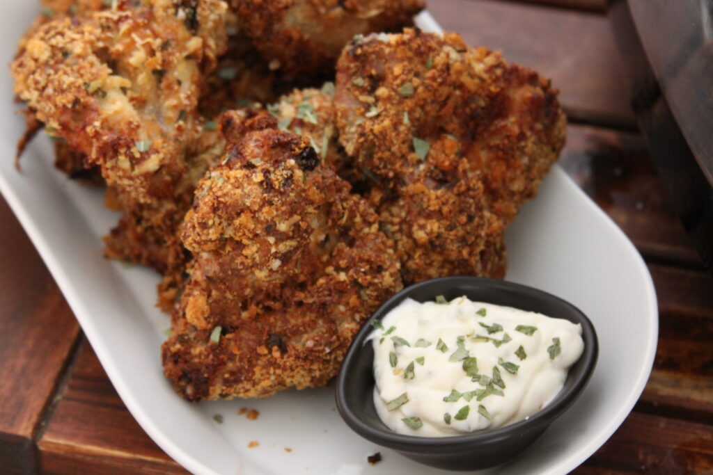 Air Fryer Breaded Chicken Wings