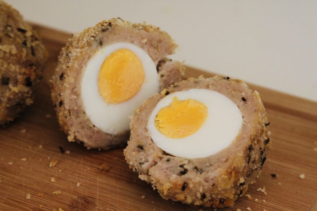 Air fryer scotch eggs