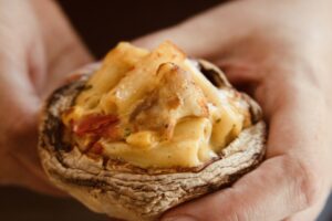 Air Fryer Stuffed Mushrooms