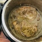 Pressure Cooker Pork Chops With Homemade Mushroom Gravy