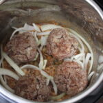 Pressure Cooker Salisbury Steak With Creamy Mushroom Gravy