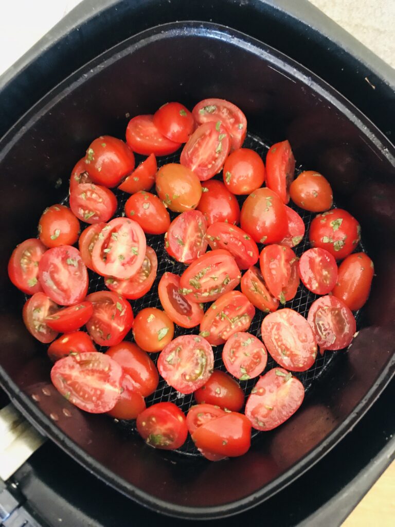Air Fryer Cherry Tomato Salad