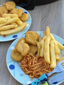 Air Fryer Chicken Nuggets & Fries