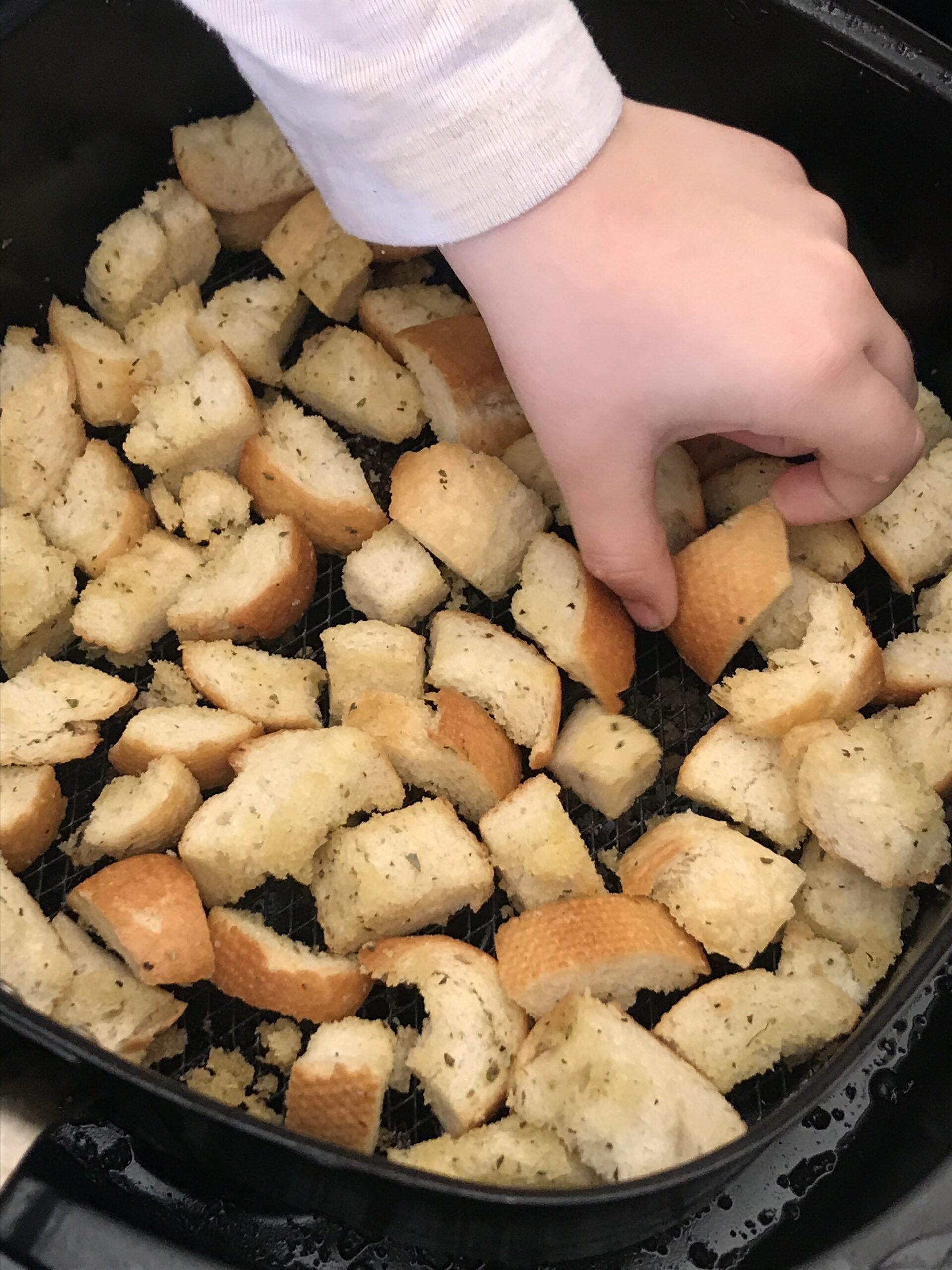 Air Fryer Croutons