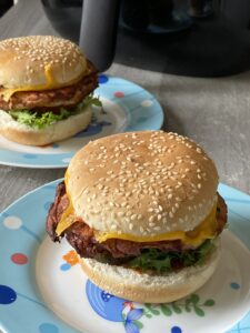 Air Fryer Frozen Turkey Burgers