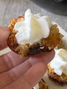 Air Fryer Grilled Peaches