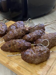Air Fryer Lamb Kofta Kebabs