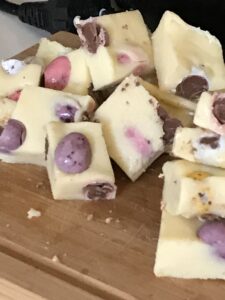 Air Fryer Mini Egg Fudge