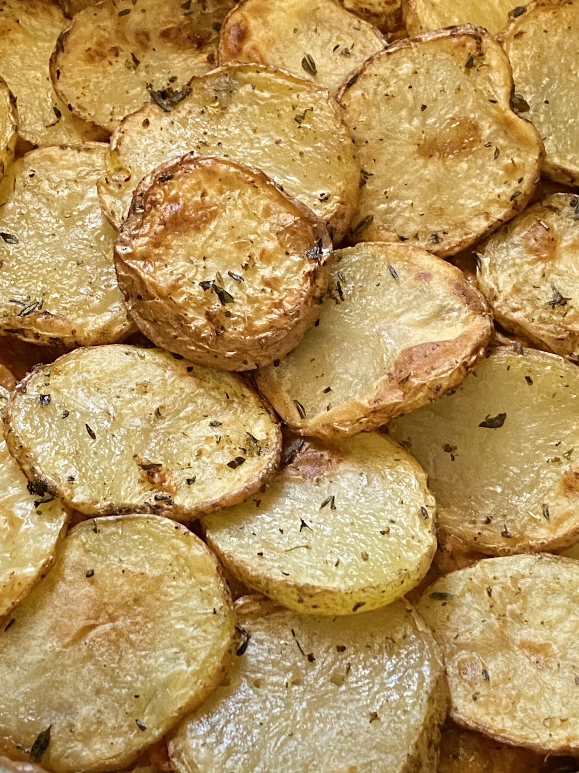 Air Fryer Sliced Potatoes