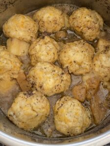 Instant Pot Beef Stew And Dumplings