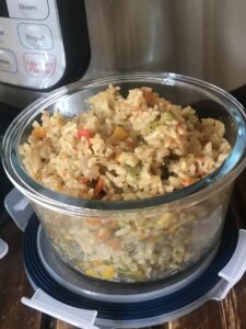 Instant Pot Brown Rice & Vegetables