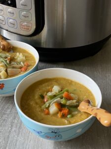 Instant Pot Vegetable Soup With Frozen Vegetables