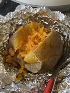 Slow Cooker Jacket Potatoes