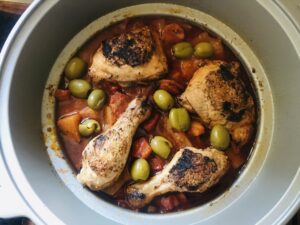 Slow Cooker Mediterranean Chicken Casserole