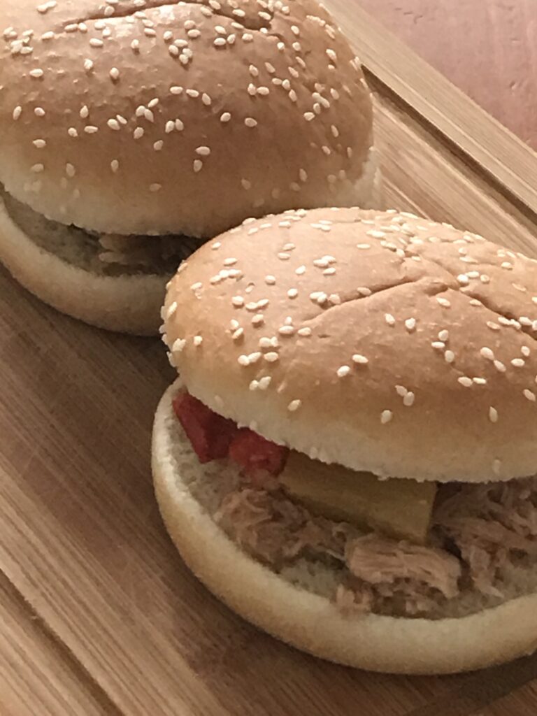 Slow Cooker Pulled Chicken Thighs