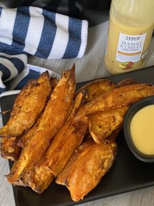 air fryer sweet potato wedges