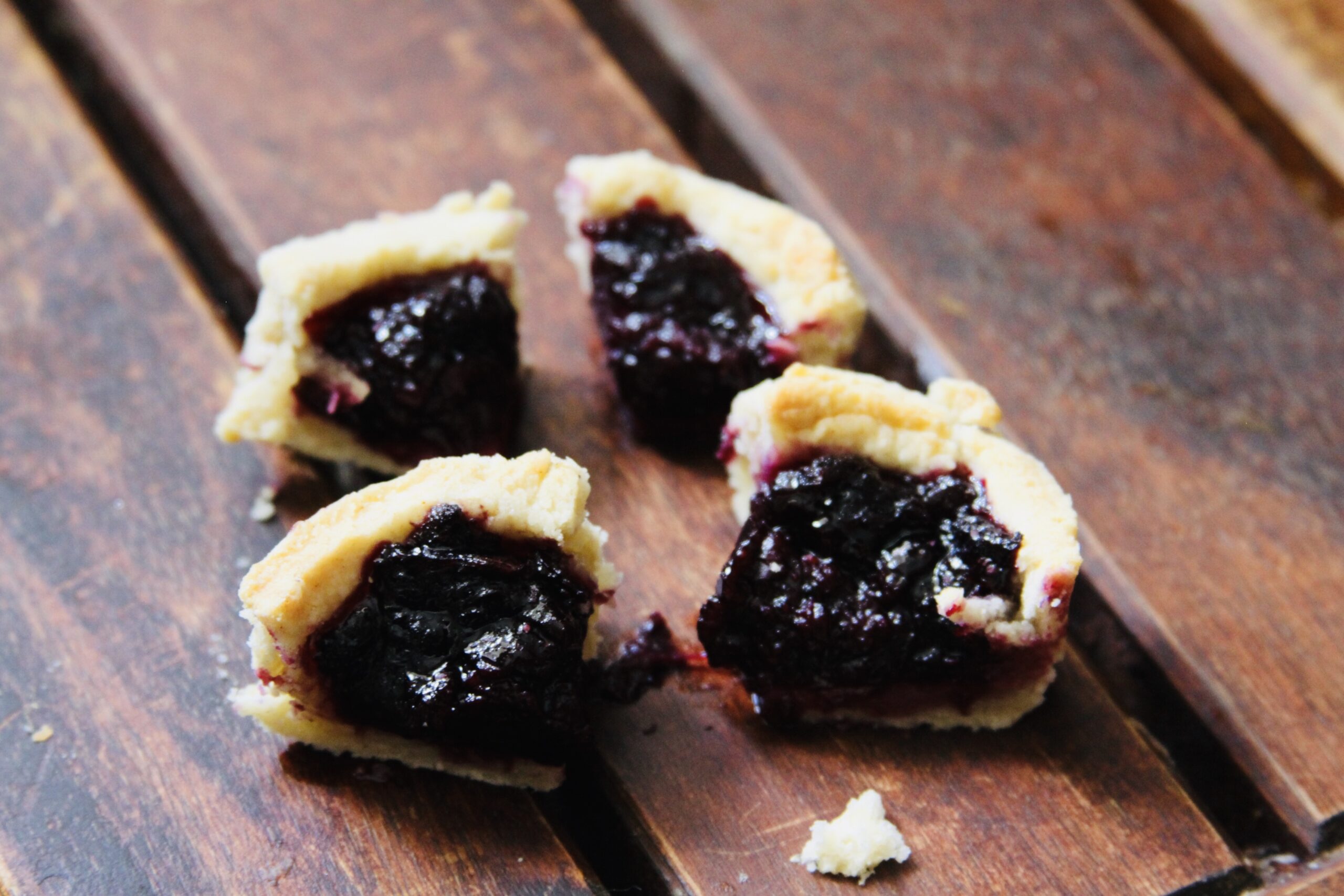 blueberry jam tarts
