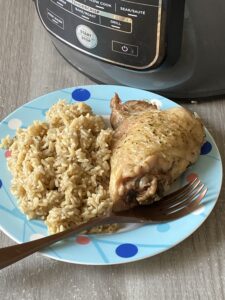 ninja foodi chicken and rice