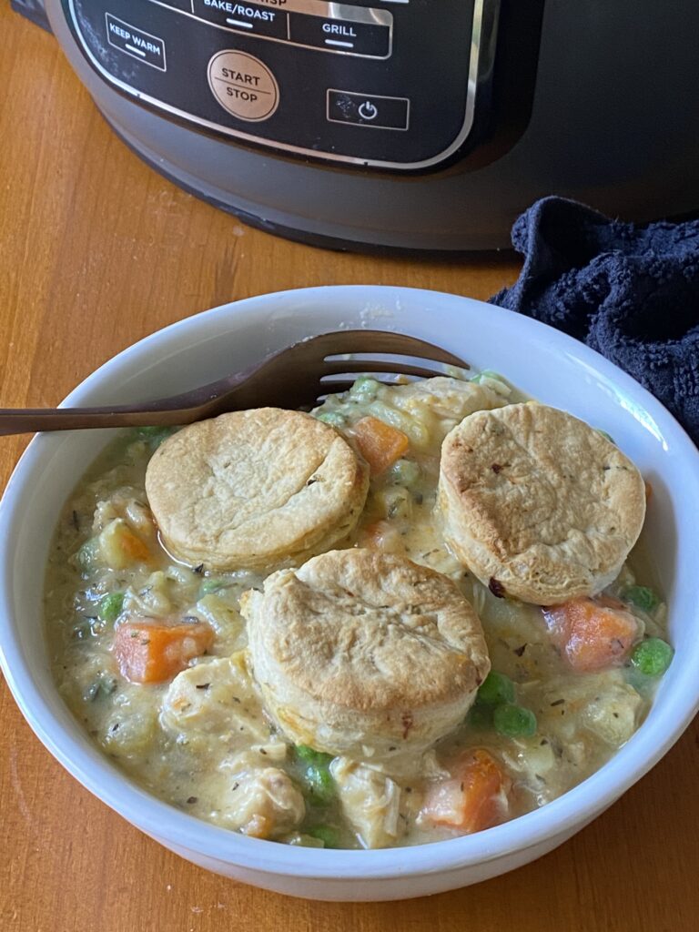 ninja foodi chicken pot pie