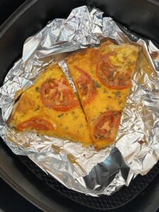 reheat quiche in air fryer