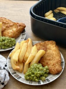 Air Fryer Beer Battered Fish & Chips