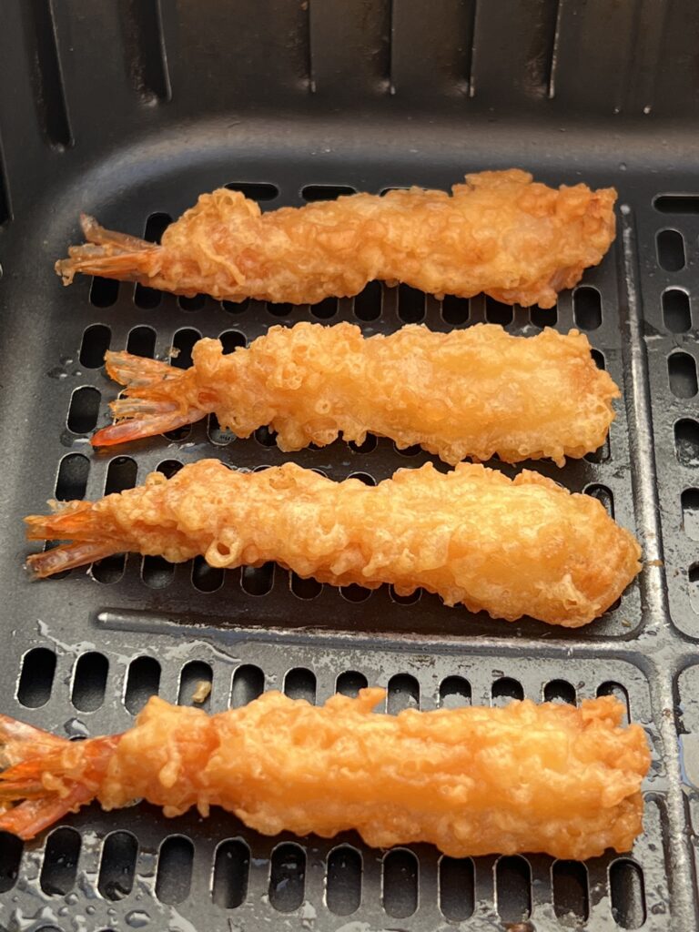 Air Fryer Frozen Tempura Shrimp