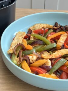 Air Fryer Halloumi Fajitas