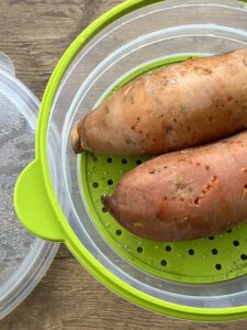 How To Steam Sweet Potato In Microwave