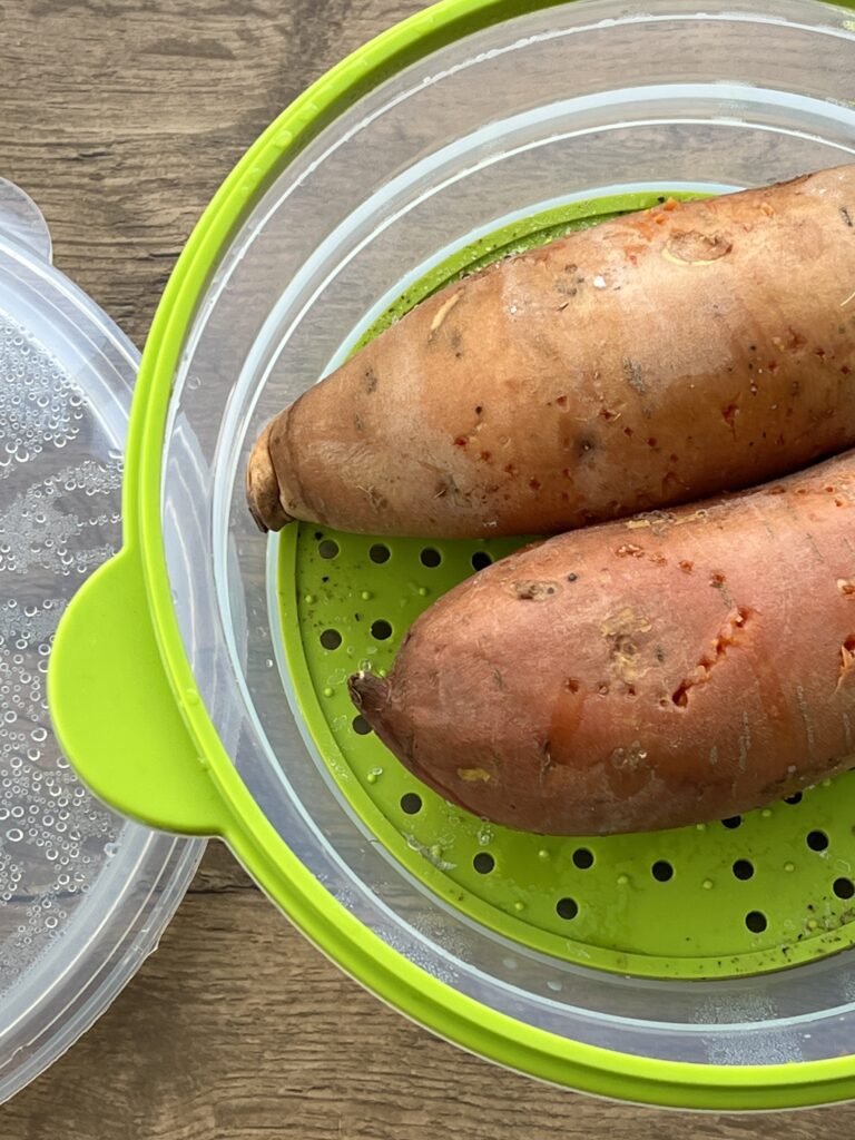 How To Steam Sweet Potato In Microwave