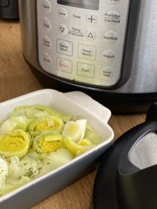 Instant Pot Steamed Leeks