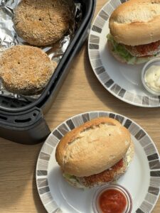 Nandos Beanie Burger In Air Fryer