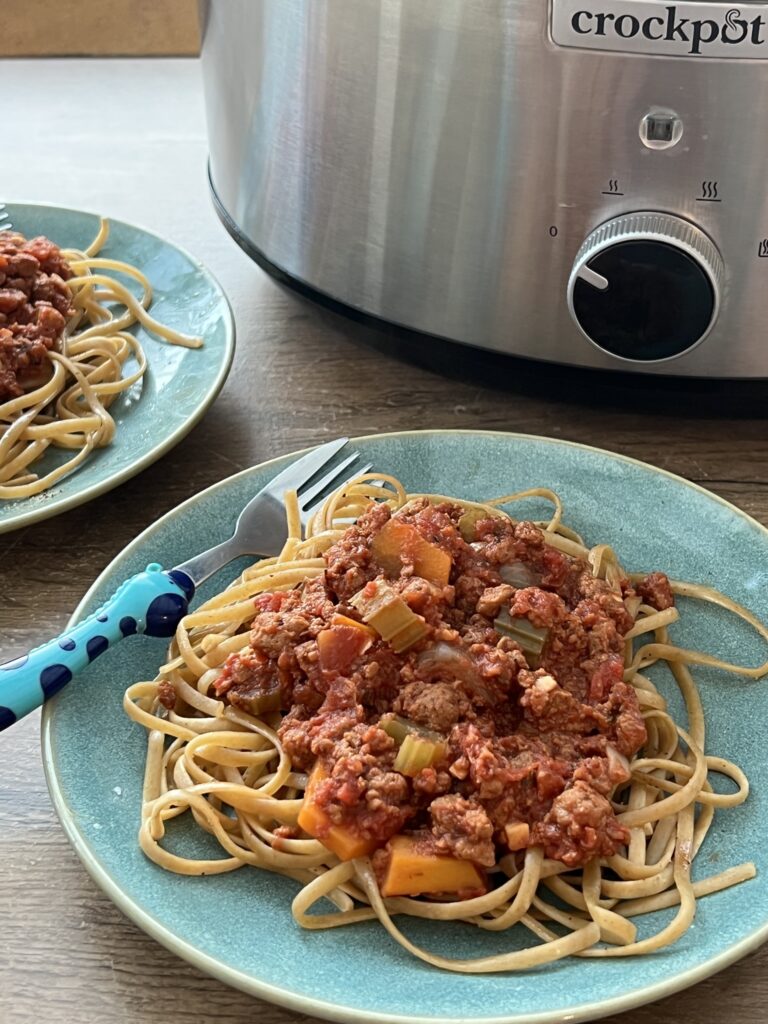 Slow Cooker Quorn Bolognese