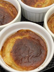 air fryer banana souffle
