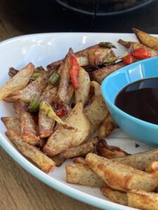 air fryer salt and pepper chips