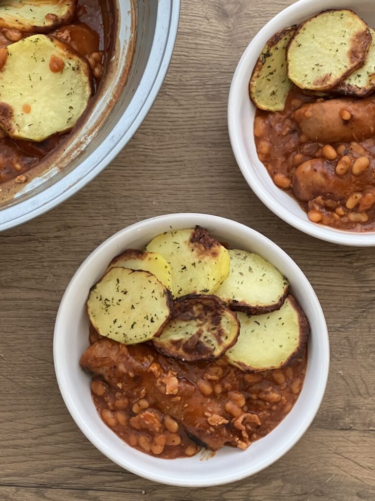 sausage hotpot