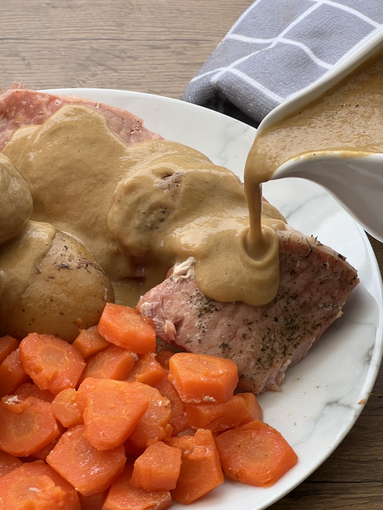 slow cooker bacon chop