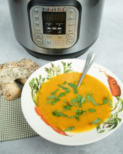 Pressure Cooker Carrot & Ginger Soup