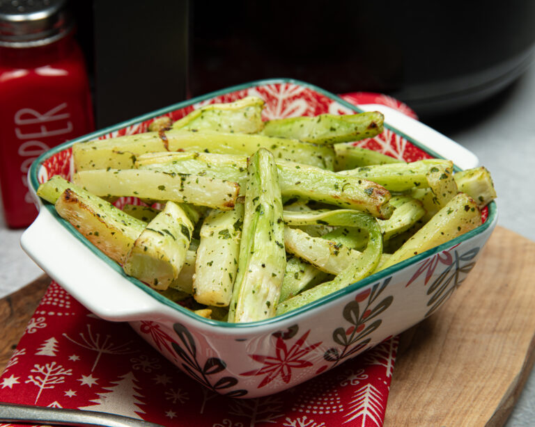 Air Fryer Broccoli Ends