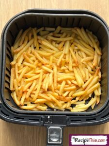 air fryer frozen fries