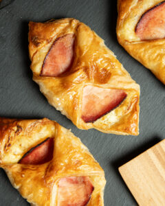 Air Fryer Cheese & Ham Turnovers