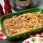 Pressure Cooker Beef Stroganoff