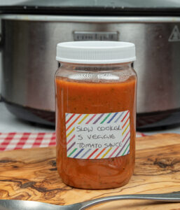 Slow Cooker Hidden Vegetable Sauce