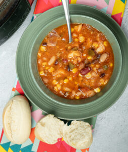 slow cooker chicken taco soup