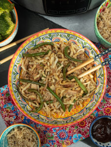 slow cooker chicken teriyaki noodles