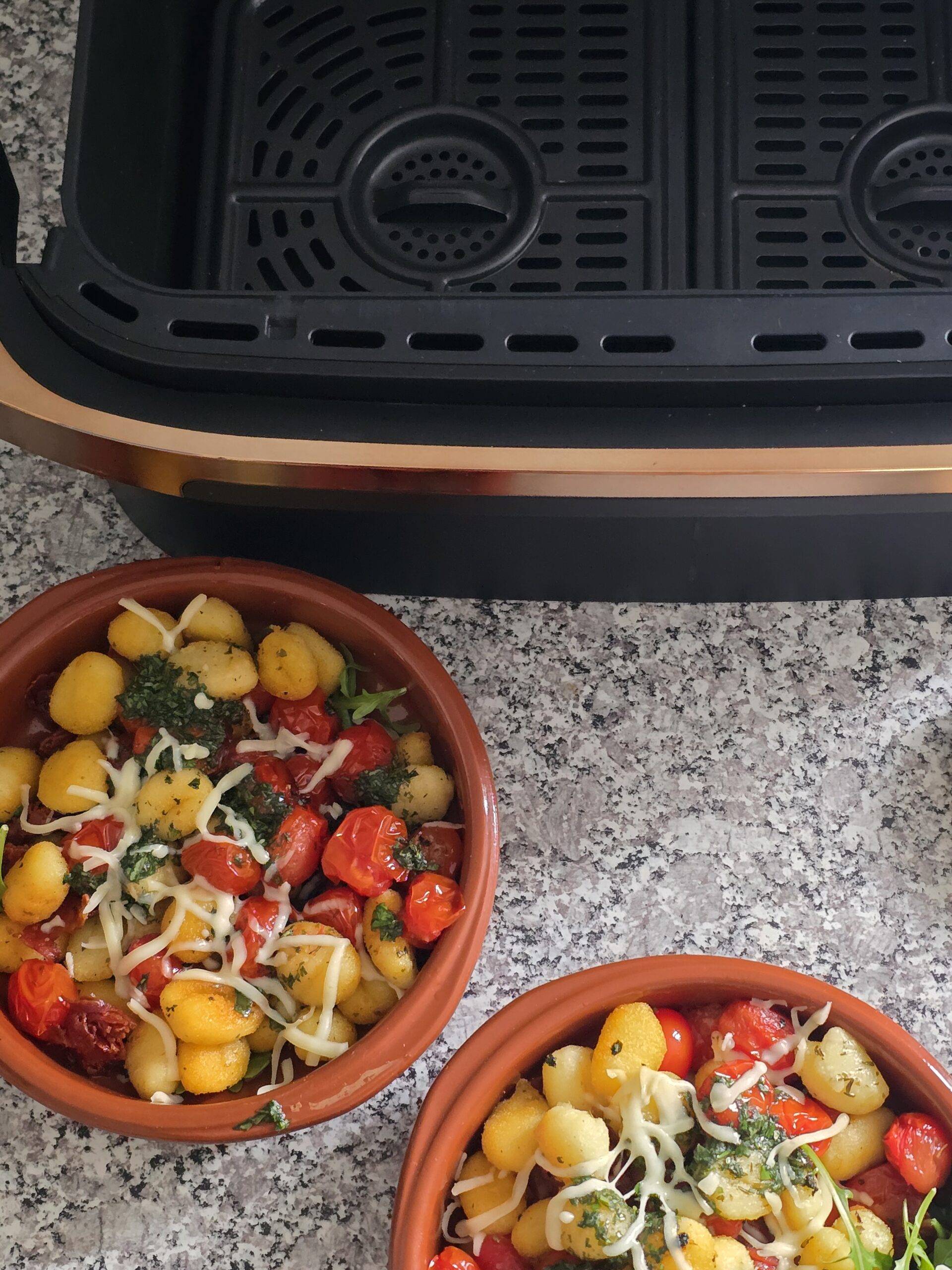 No Washing Up Air Fryer Gnocchi Traybake