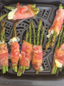 Ninja Speedi Asparagus Wrapped In Bacon