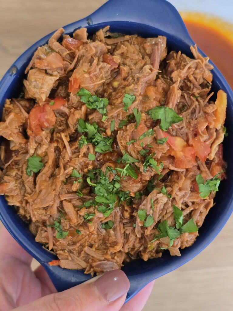 Pressure Cooker Pulled Beef For Tacos