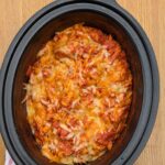 slow cooker hunters chicken pasta bake