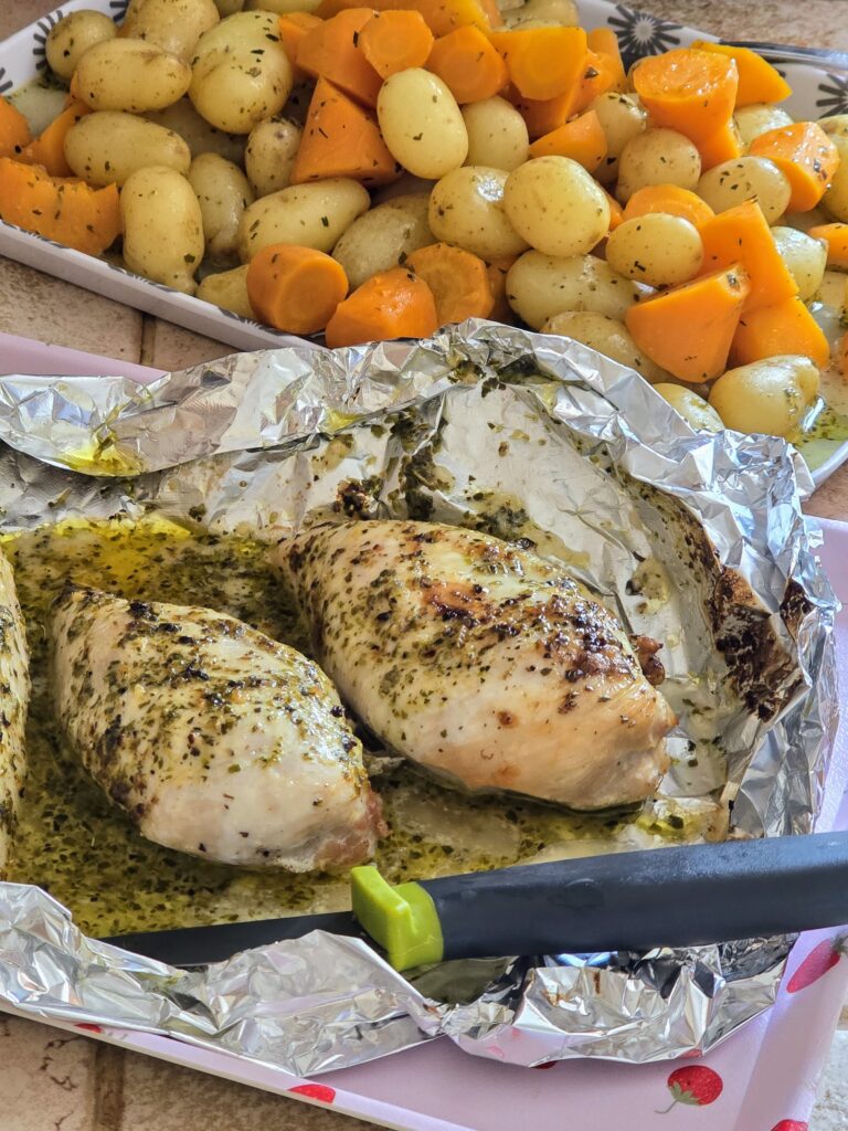 Ninja Speedi Chicken With Potatoes & Carrots Speedi Meal