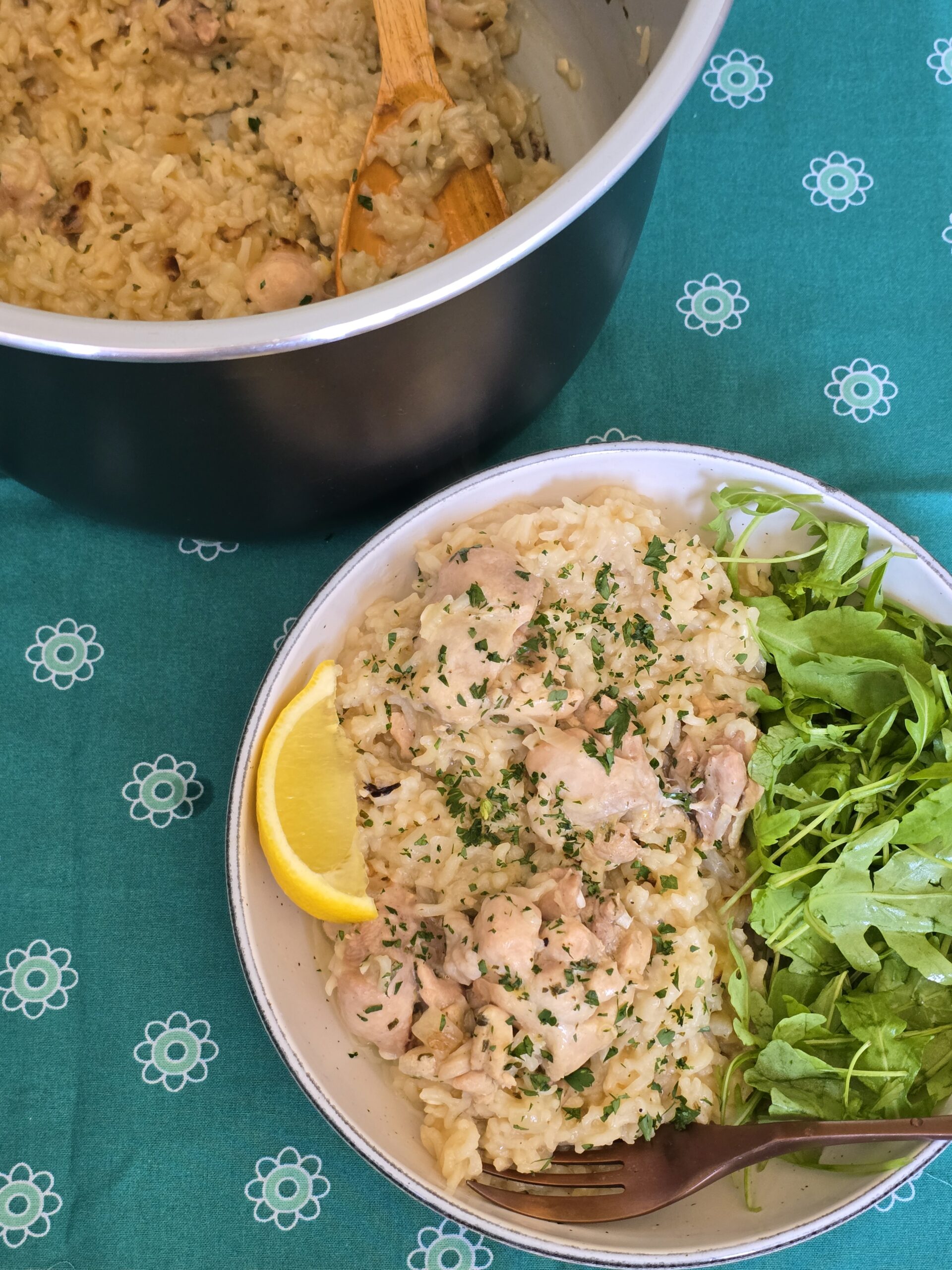 Ninja Foodi Pressure Cooker Lemon Chicken & Rice Casserole